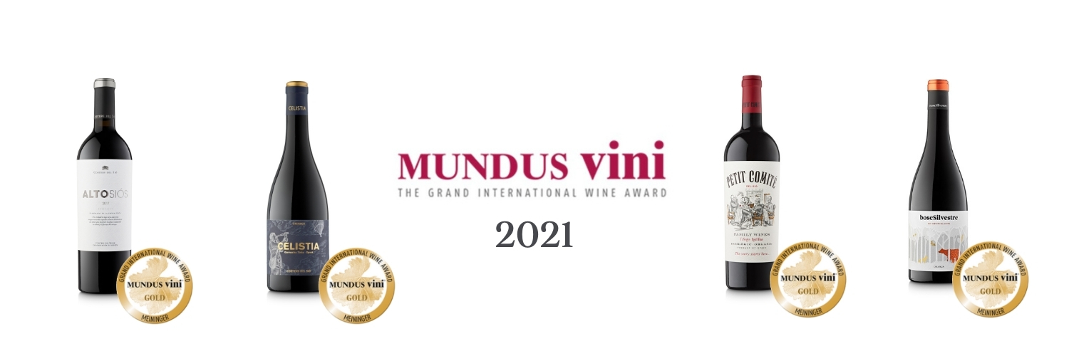 Mundus Vini 2021 Quatre medalles d'or i dues de plata