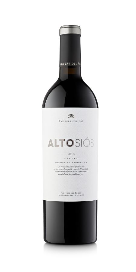 Red wine bottle Alto Sios 2018