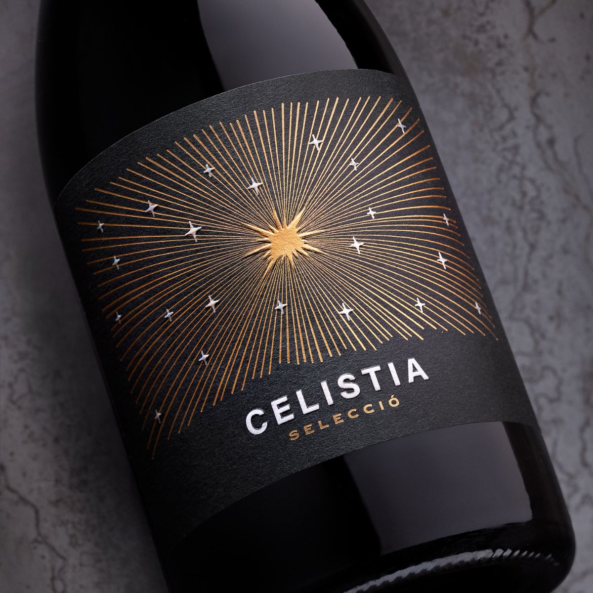 Aged Red wine Celistia label | Costers del Sió Winery | D.O. Costers del Segre