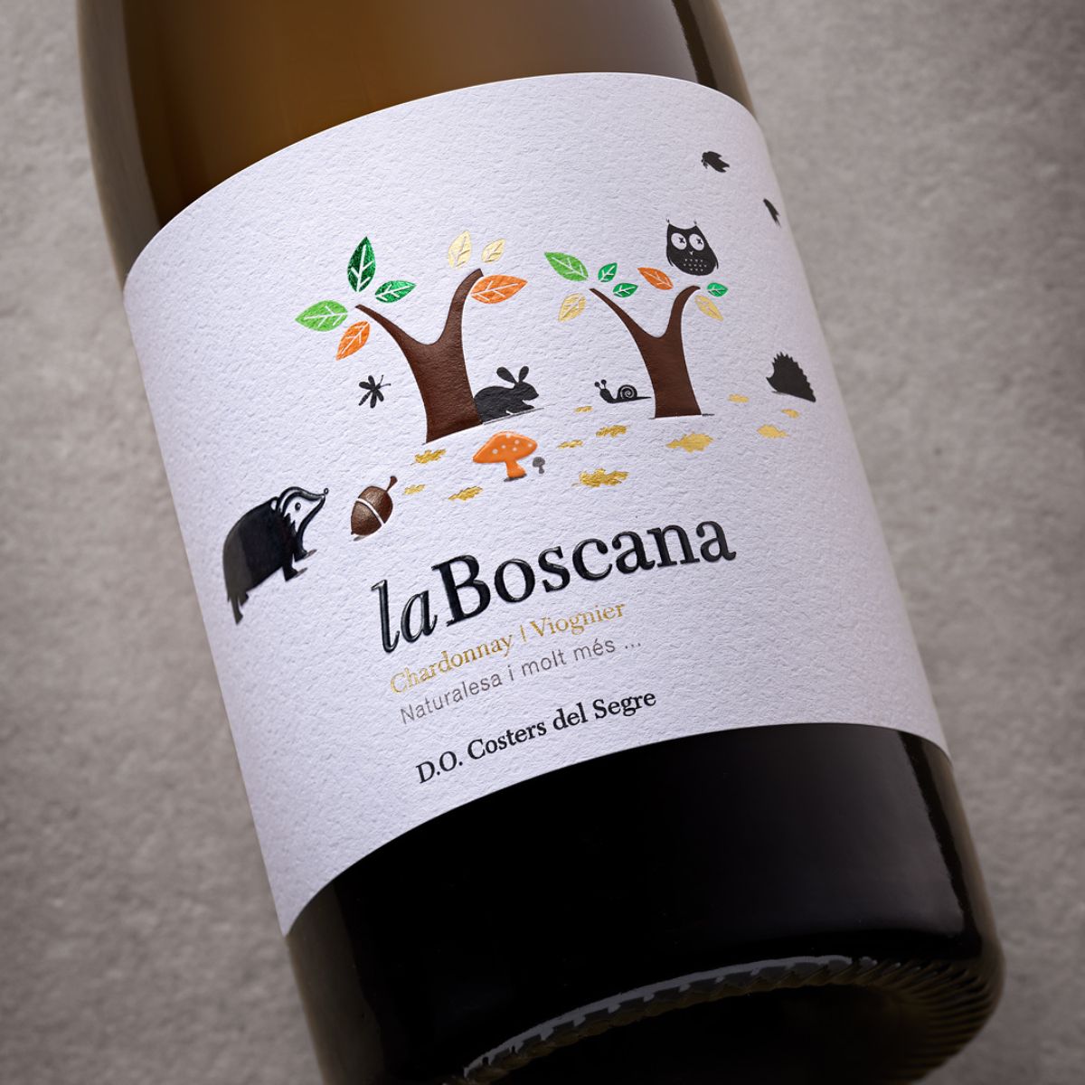 Vino blanco La Boscana etiqueta | Bodegas Costers del Sió | D.O. Costers del Segre