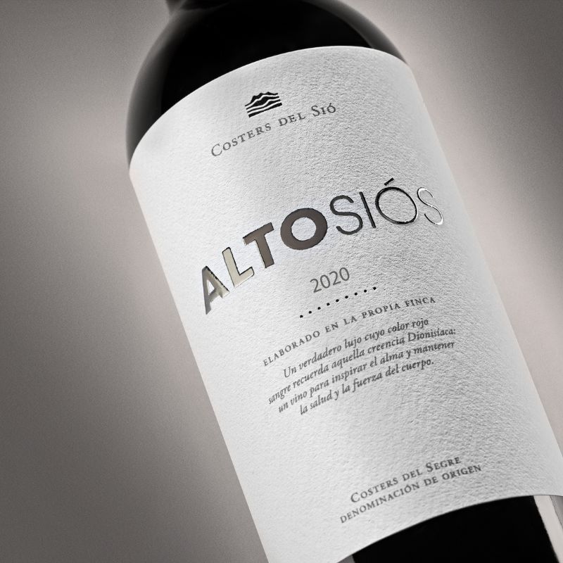 Rotwein Alto Siós etikett |  Costers del Sio Weingüter