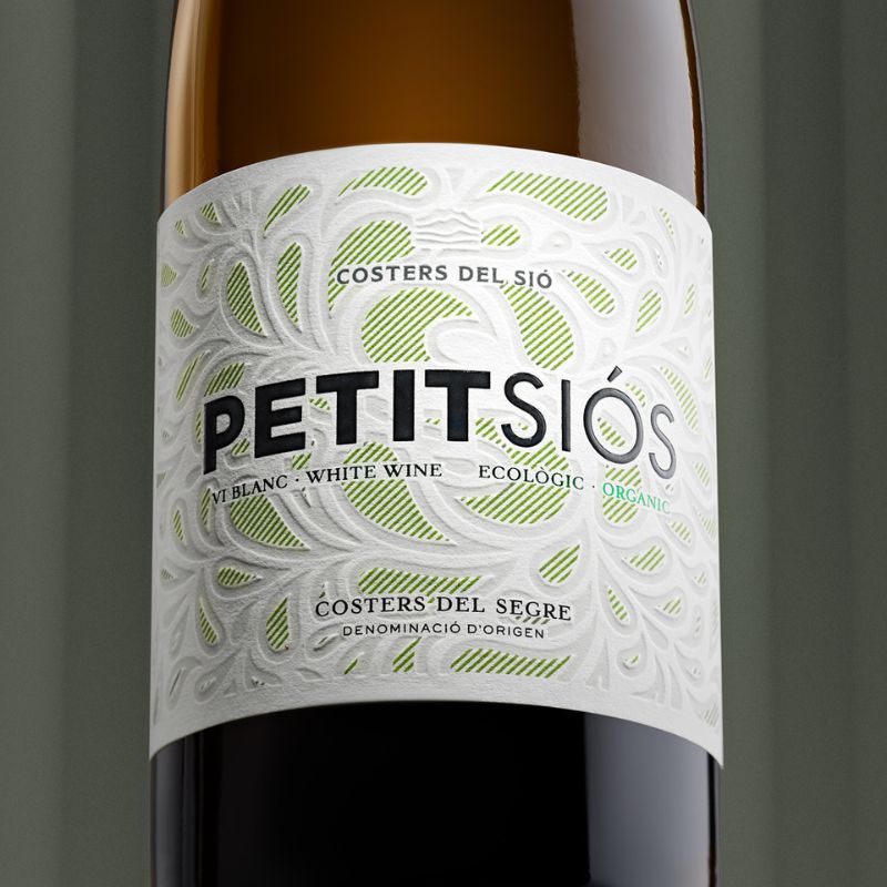 Vino blanco Petit Siós etiqueta | Bodegas Costers del Sió | D.O. Costers del Segre