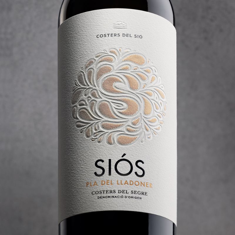 White wine Siós Pla del Lladoner 2022 label | Costers del Sió Winery