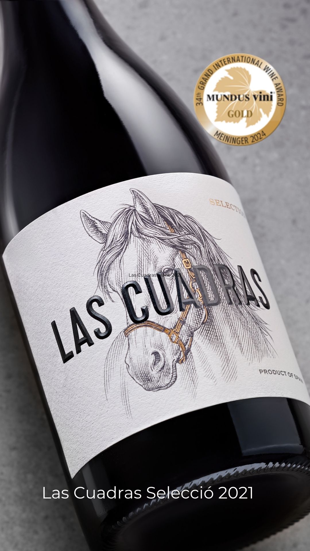 Las Cuadras Selección Oro Mundus Vini 2024 