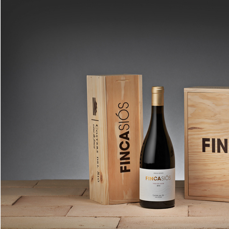 Vinos para regalar | Finca Siós caja madera Vinos para regalar | Finca Siós caja madera